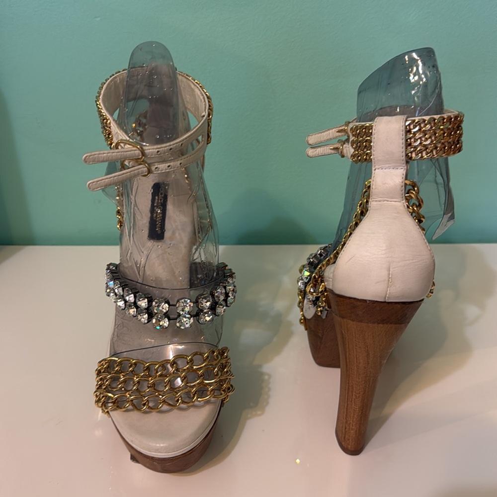 Dolce & Gabbana heeled embellished  sandals - Picture 5 of 10